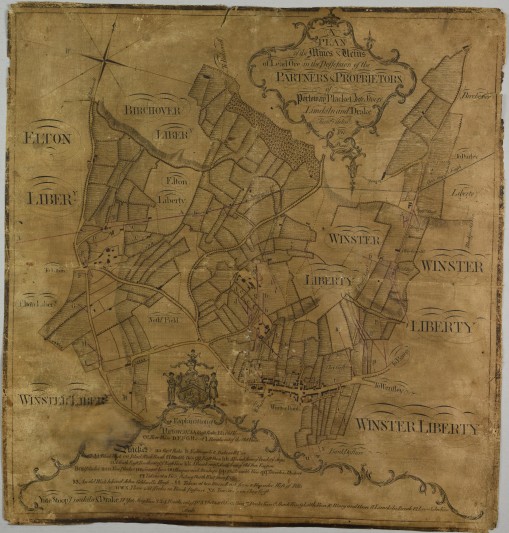 The map of Winster, 1769.