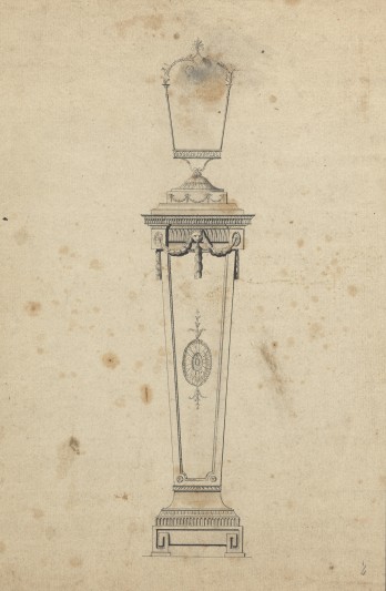 1. Pedestal and lantern designed for Harewood House.