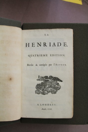 La Henriade (London, 1728).