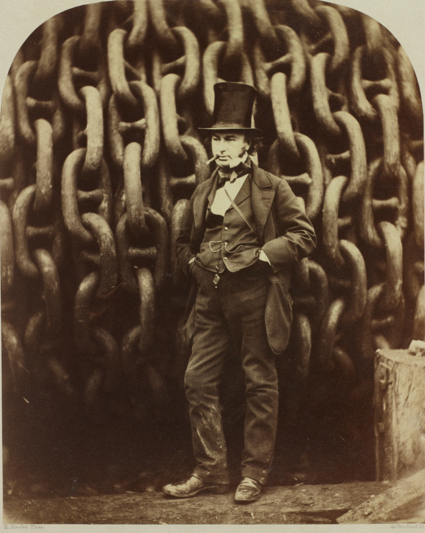 Howlett's iconic portrait of Brunel.