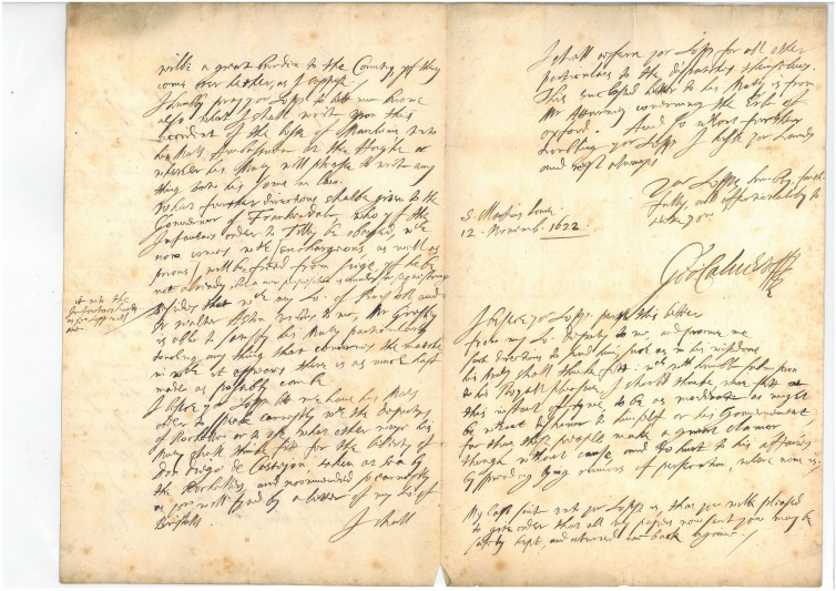 The Calvert letter, pages 2 & 3. 